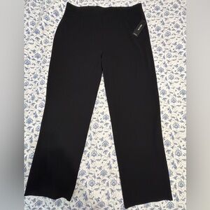Misook NWT Women’s black stretch knit pull on trousers dress pants size 2X